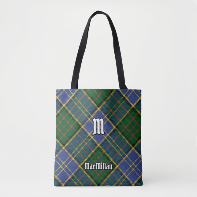 Bolsa Tote Clan MacMillan caçando Tartan (Frente)