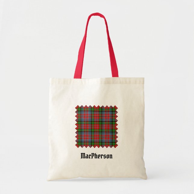 Bolsa Tote Clan MacPherson Tartan (Frente)