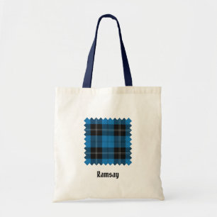 Bolsa Tote Clan Ramsay Blue Hunting Tartan