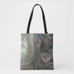 Bolsa Tote Clara Voortman Rhododendron Bush em um Jardim