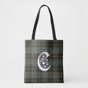Bolsa Tote Clark Clan Tartan Monograma