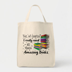 Bolsa Tote Claro Que Preciso De Todos Estes Livros Incríveis