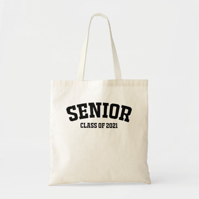 Bolsa Tote Class of 2021, Senior Gifts, Senior 2021 (Frente)