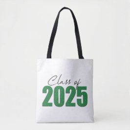 Bolsa Tote Classe de brilho verde de 2025