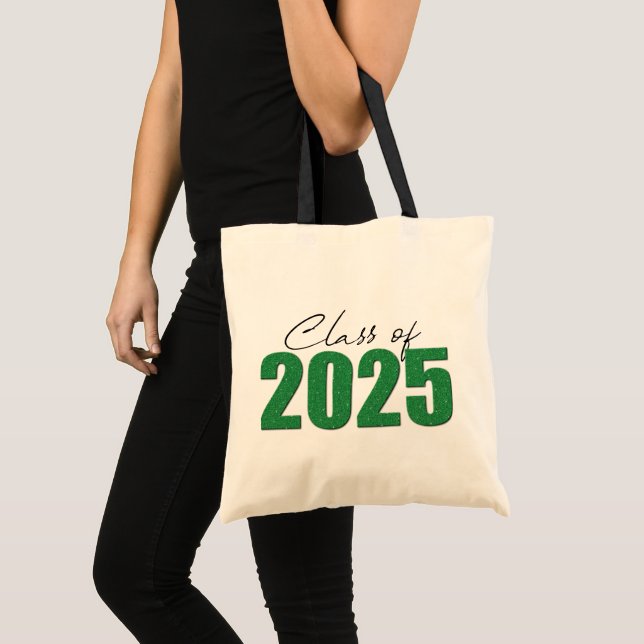 Bolsa Tote Classe de brilho verde de 2025 (Frente (produto))