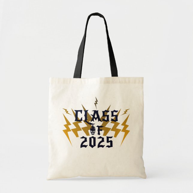 Bolsa Tote Classe De Formando De 2025, Legal Lightning Rocker (Frente)