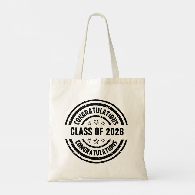 Bolsa Tote Classe de graduação de 2026 (Verso)