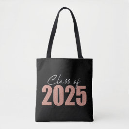 Bolsa Tote Classe de Largura Dourada de rosa de 2025