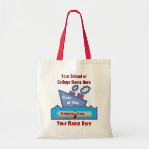 Bolsa Tote Classe do costume do cruzeiro da graduação
