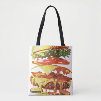 Bolsa Tote Classic Bite Since Forever – Vintage Burger Drip
