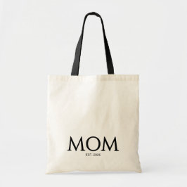 Bolsa Tote Classic Black Caps Mom Established