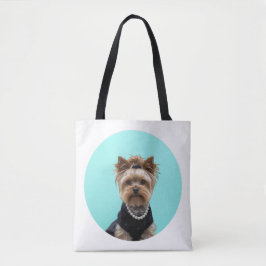 Bolsa Tote Classic Breakfast Poster Yorkshire Terrier Yorkie