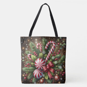 Bolsa Tote Clássico Cana doce/menta-pimenta