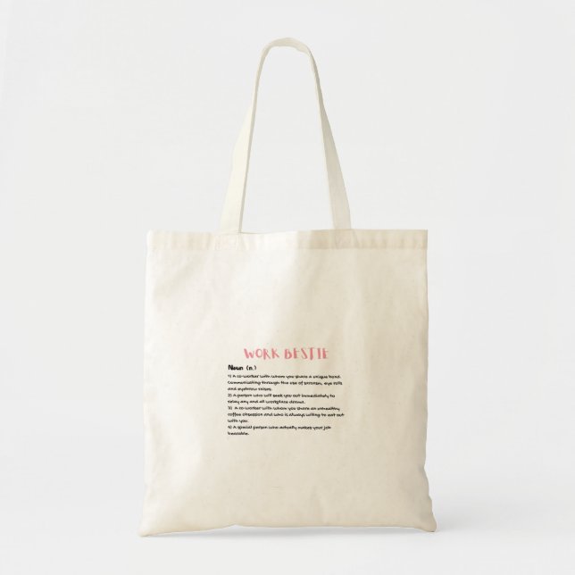 Bolsa Tote Clássico de Definição de Bestimento de Trabalho (Frente)