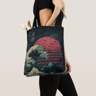 Bolsa Tote Clássico de Onda Retroativa do Excelente