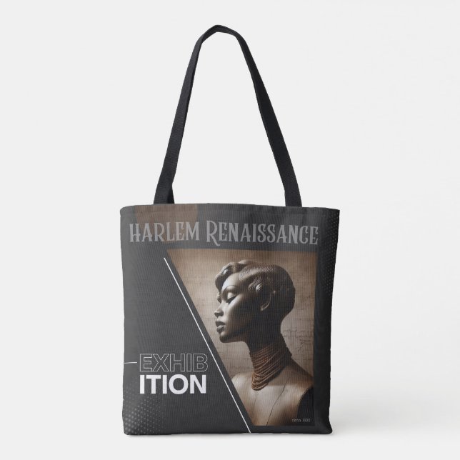 Bolsa Tote Clássico Sofisticado Renascimento de Harlem   (Verso)