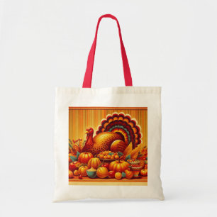 Bolsa Tote Clássico/vintage Ação de Graças Turquia