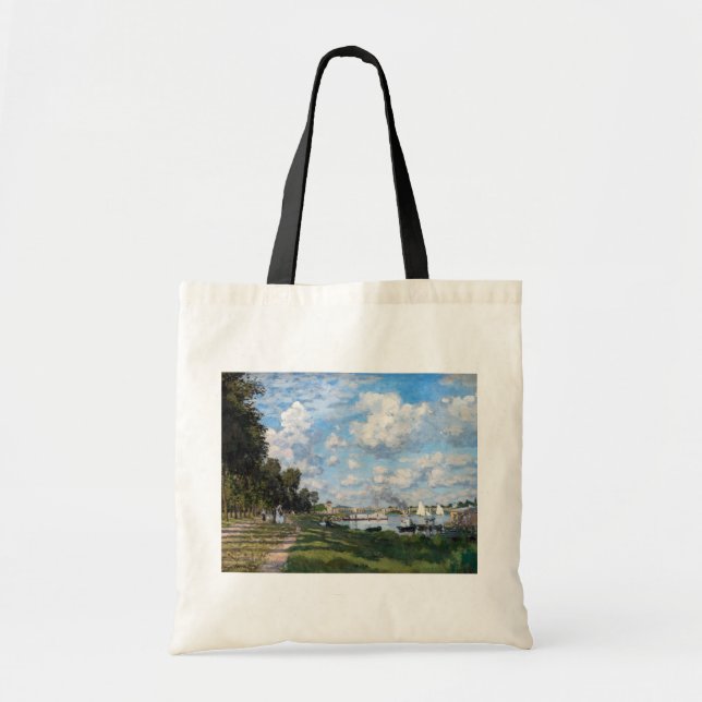 Bolsa Tote Claude Monet - A Bacia do Argenteuil (Frente)