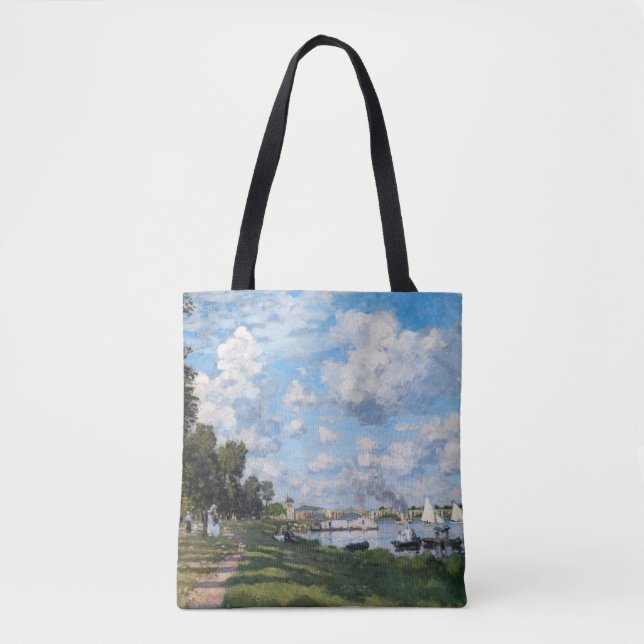 Bolsa Tote Claude Monet - A Bacia do Argenteuil (Frente)