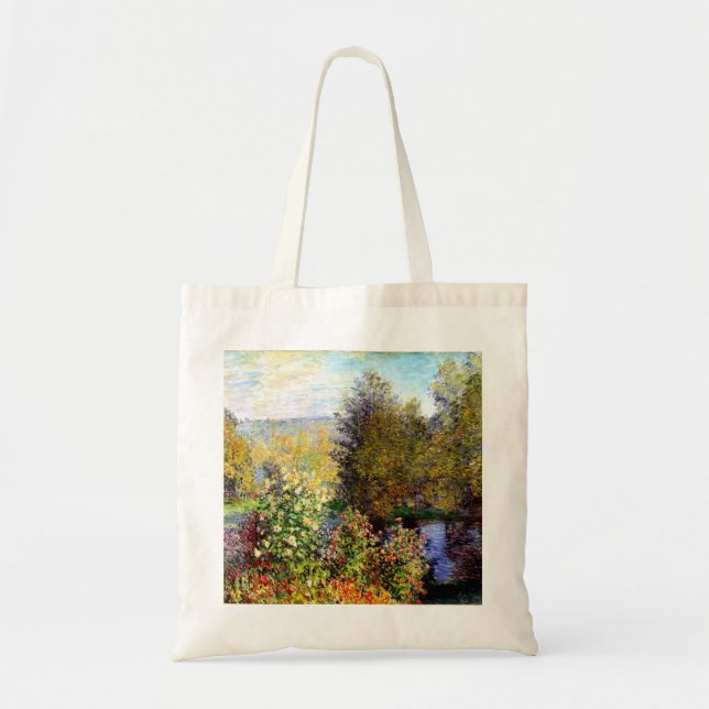 Bolsa Tote Claude Monet A Canto do Jardim de Montgeron (Frente)