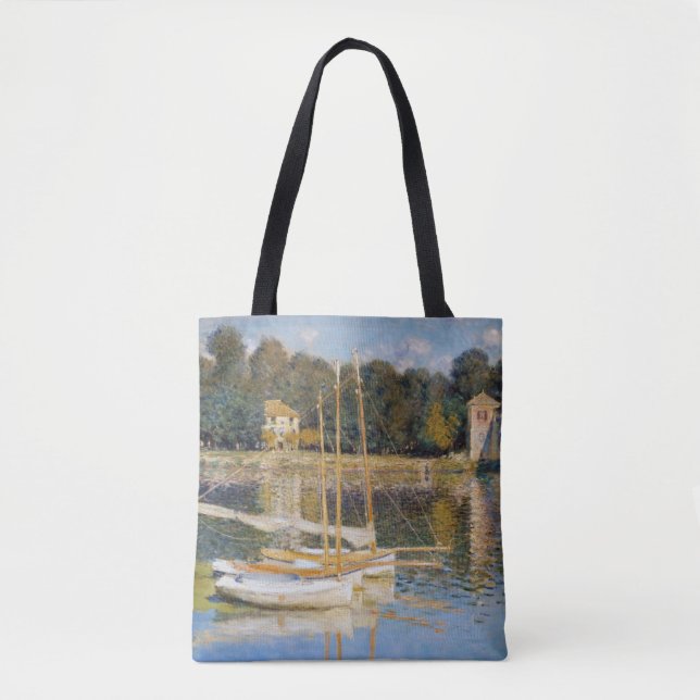 Bolsa Tote Claude Monet - A Ponte de Argenteuil (Frente)