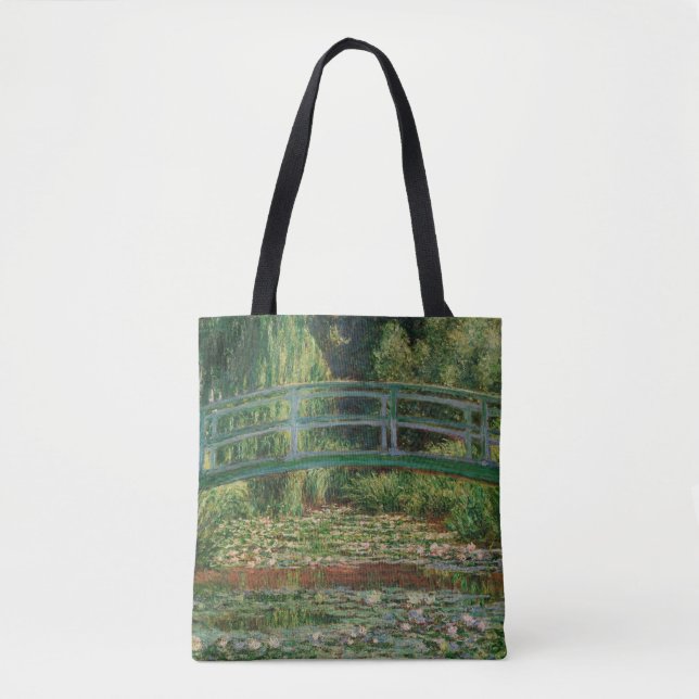 Bolsa Tote Claude Monet-A Ponte Japonesa (Frente)