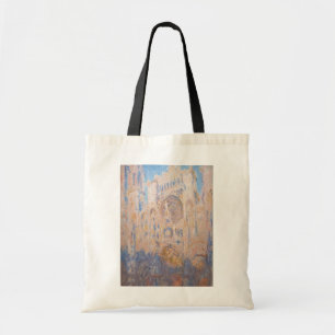 Bolsa Tote Claude Monet - Catedral de Rouen ao pôr do sol