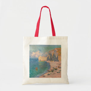 Bolsa Tote Claude Monet - Etretat: Praia e Falaise d'Amont