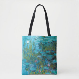 Bolsa Tote Claude Monet Galeria de lírios Ninféas