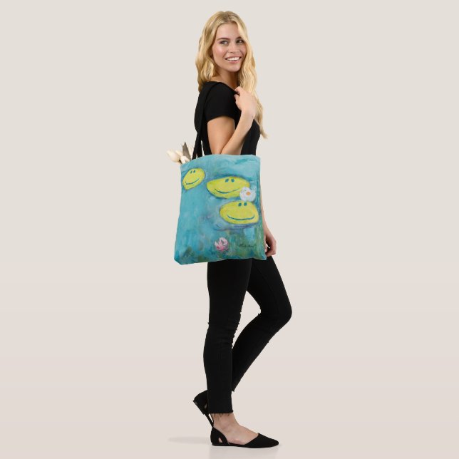 Bolsa Tote Claude Monet Happy Faces (No(a) Modelo)
