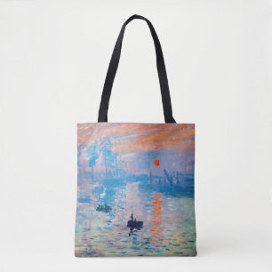 Bolsa Tote Claude Monet - Impressão, Assalto do Sol