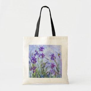 Bolsa Tote Claude Monet - Lilac Irises / Iris Mauves