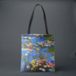 Bolsa Tote Claude Monet, Lírios-Água, Impressionista<br><div class="desc">Claude Monet,  Lírios-Água,  Saco-Tote Impressionista</div>
