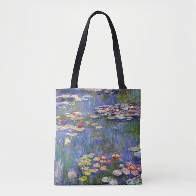 Bolsa Tote Claude Monet - Lírios/Ninfas (Frente)