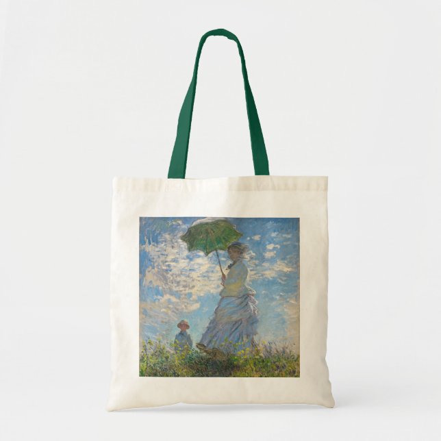 Bolsa Tote Claude Monet | Mulher com Parasol (Frente)