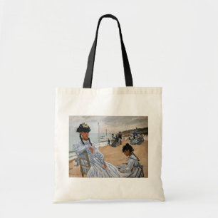 Bolsa Tote Claude Monet - Na praia em Trouville