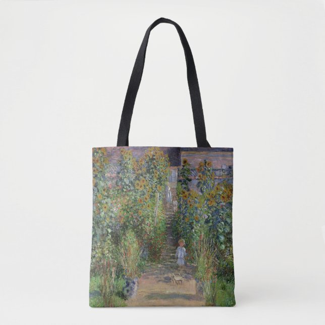 Bolsa Tote Claude Monet | o jardim do artista em Vetheuil (Frente)