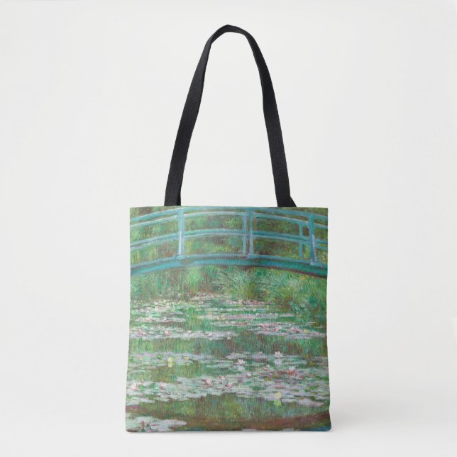 Bolsa Tote Claude Monet, Ponte Japonesa. Impressionismo (Frente)