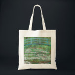 Bolsa Tote Claude Monet, Ponte Japonesa. Impressionismo<br><div class="desc">Claude Monet "A Ponte Japonesa" na bolsa. Natureza verde impressionismo arte.</div>