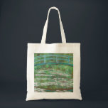 Bolsa Tote Claude Monet, Ponte Japonesa. Impressionismo<br><div class="desc">Claude Monet "A Ponte Japonesa" na bolsa. Natureza verde impressionismo arte.</div>