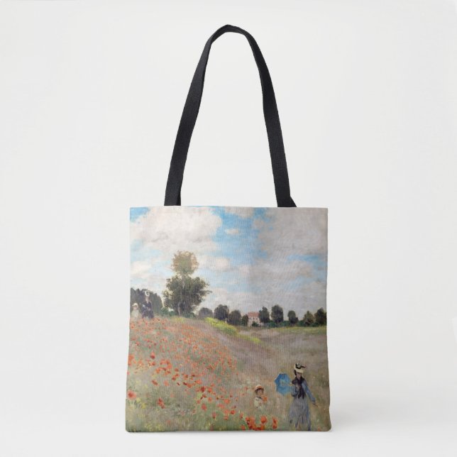 Bolsa Tote Claude Monet - Poppy Field (Frente)