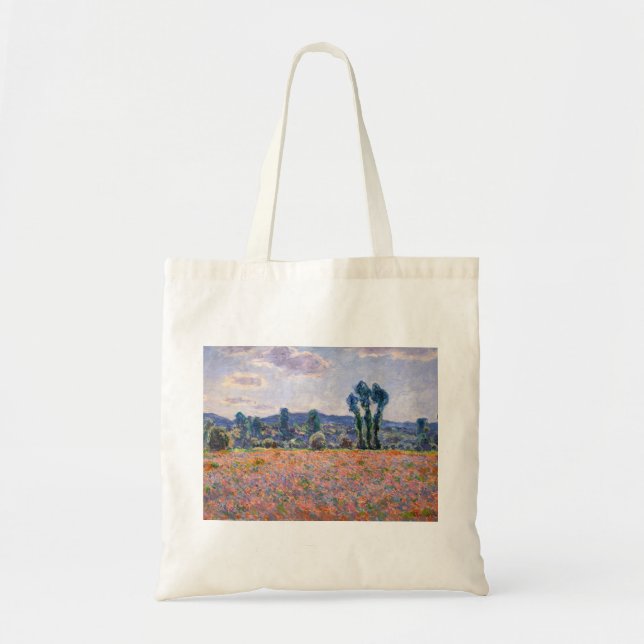 Bolsa Tote Claude Monet - Poppy Field 1890 (Giverny) (Frente)