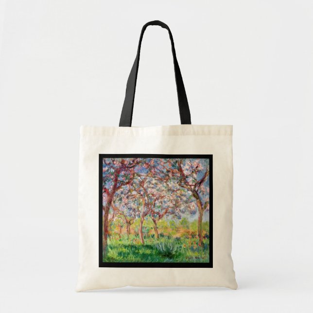 Bolsa Tote Claude Monet | Printemps um Giverny (Frente)