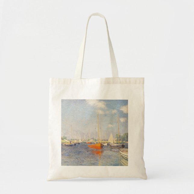 Bolsa Tote Claude Monet. Red Boats, Argentina (Frente)