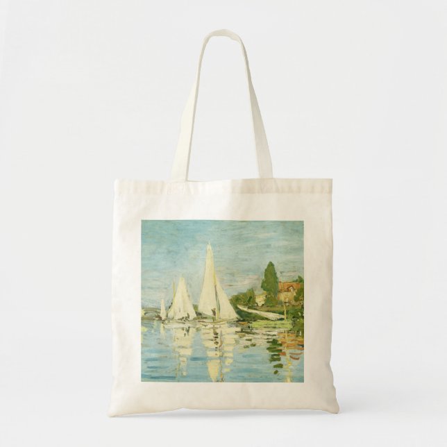 Bolsa Tote Claude Monet. Regattas em Argenteuil (Frente)