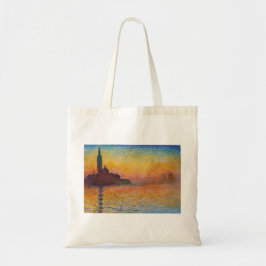 Bolsa Tote Claude Monet - San Giorgio Maggiore em Dusk