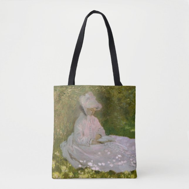 Bolsa Tote Claude Monet - Springtime    (Frente)