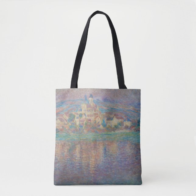 Bolsa Tote Claude Monet - Vetheuil, Sunset (Frente)