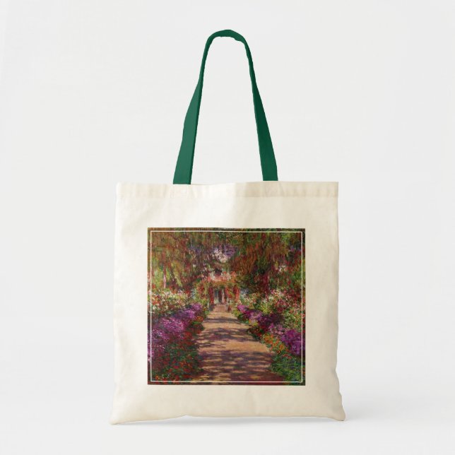 Bolsa Tote Claude Monet | Via no Jardim Monet (Frente)