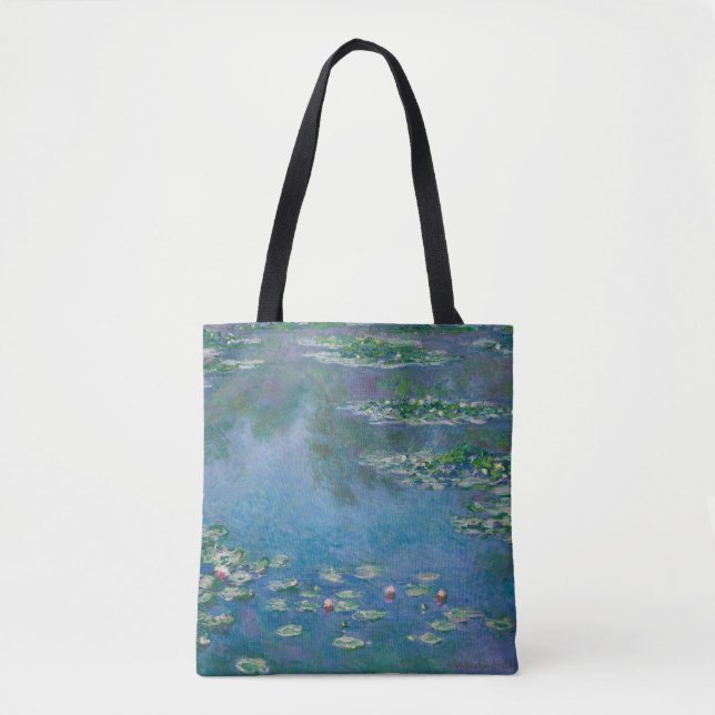 Bolsa Tote Claude Monet, Water Lilies (Frente)